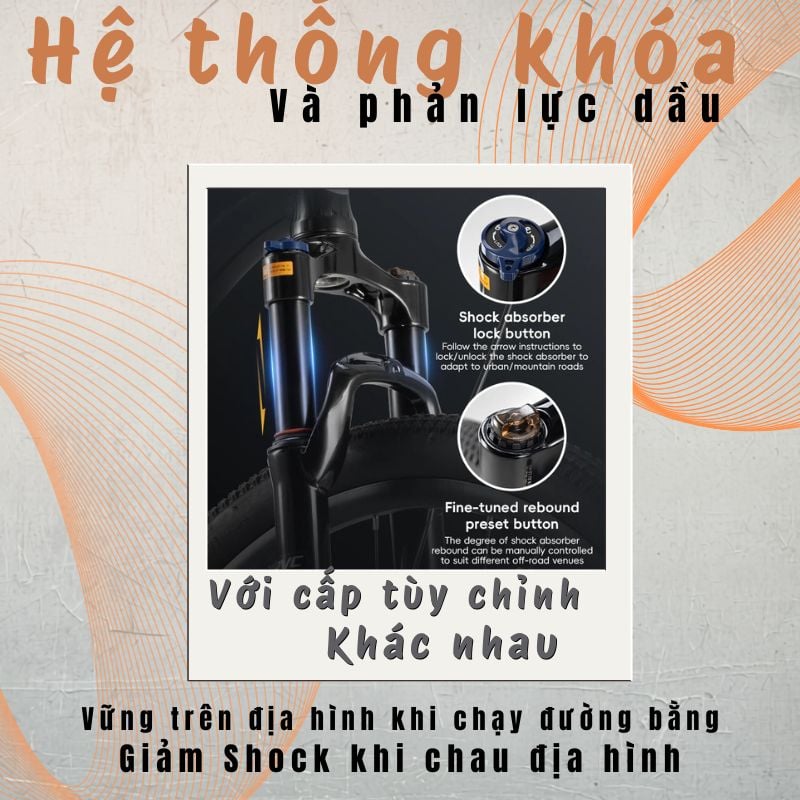 Rockbros MT200 Xe đạp địa hình cho mọi nhu cầu sử dụng
