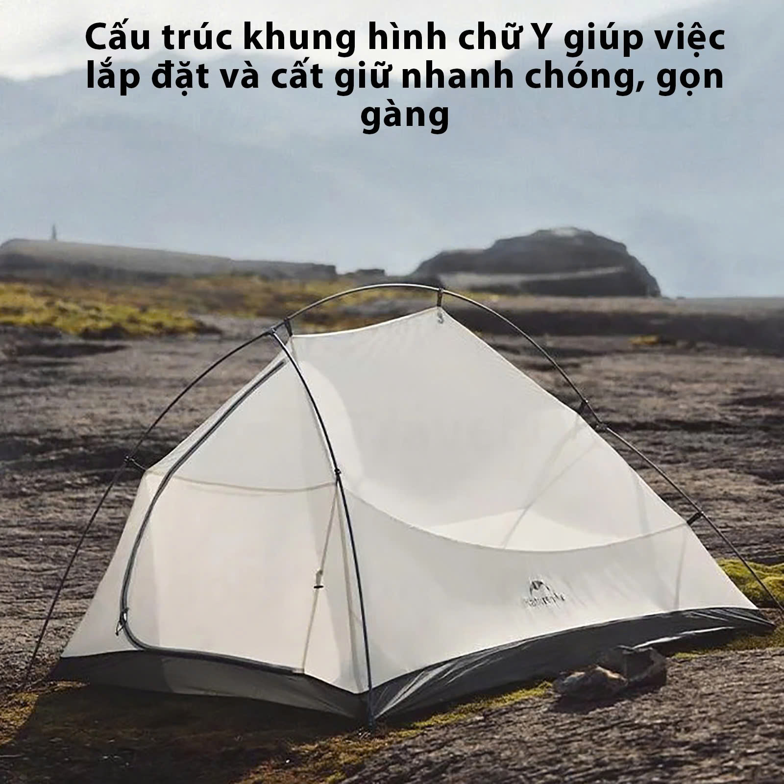 Lều siêu nhẹ Cloud Up Pro Naturehike CNK2350WS020 - Lều leo núi chuyên nghiệp
