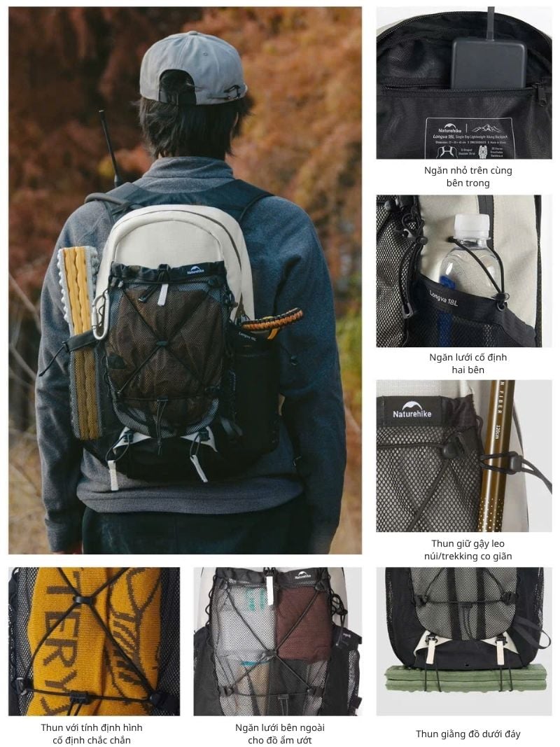 Balo leo núi dã ngoại Naturehike CNK2550XB015