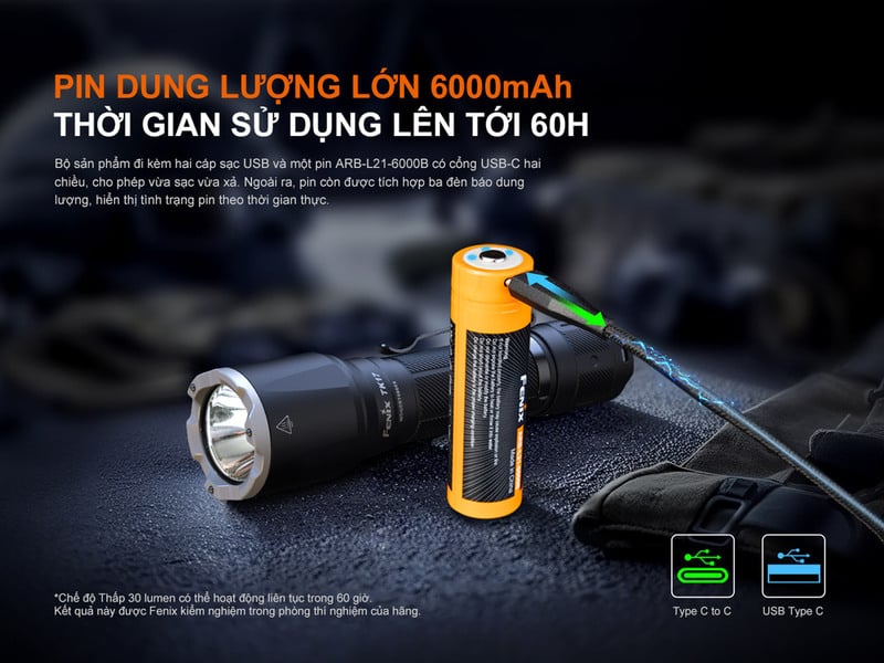 Đèn pin tác chiến - chiến thuật Fenix TK17