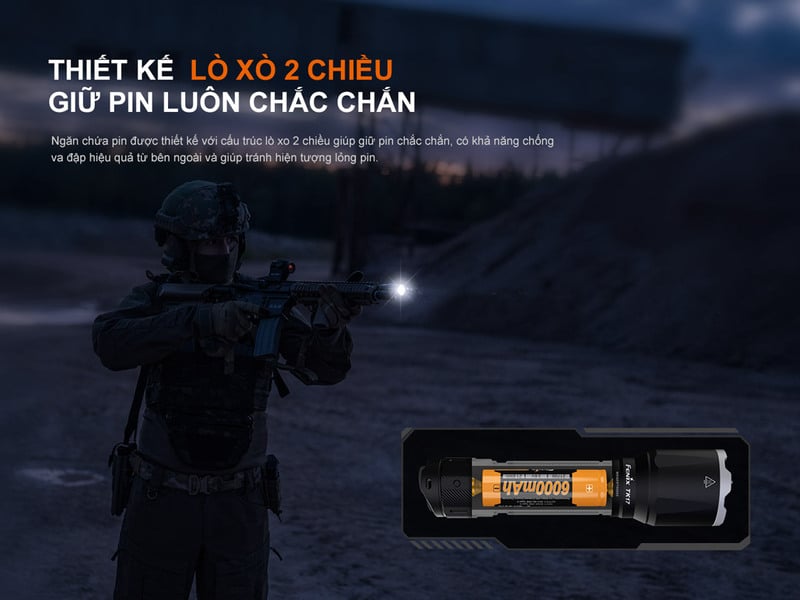 Đèn pin tác chiến - chiến thuật Fenix TK17