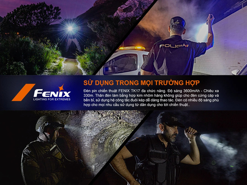 Đèn pin tác chiến - chiến thuật Fenix TK17