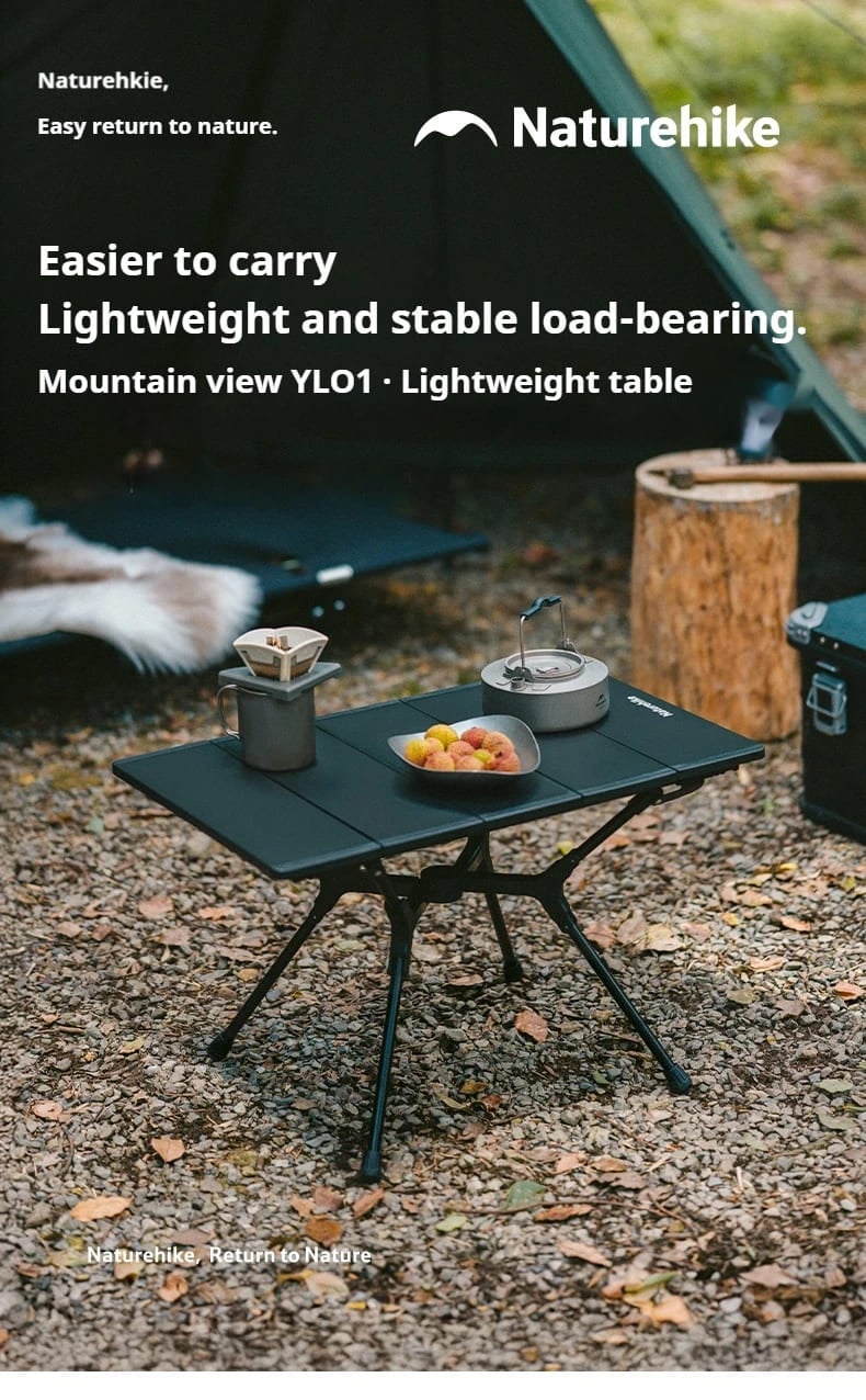 Naturehike CNK2550JJ021 - Bàn cắm trại hợp kim nhôm siêu nhẹ