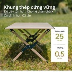 Naturehike CNK2550JJ018 - Bàn xếp cắm trại đơn giản, ứng dụng đa năng
