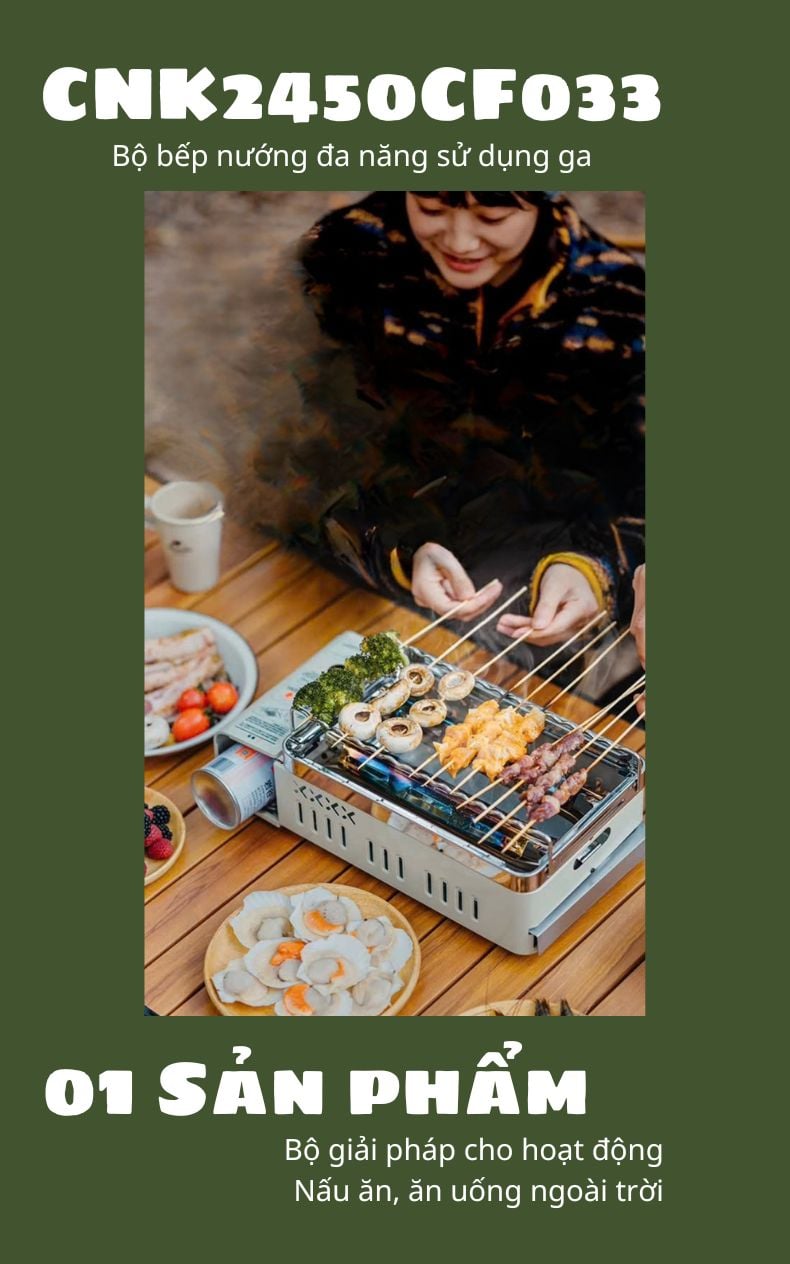 Bếp ga du lịch dã ngoại Naturehike CNK2450CF033
