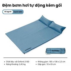Naturehike CNH22DZ013 - Đệm hơi tự căng cắm trại nâng cấp