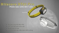 Đèn đội đầu cho dân chạy bộ Nitecore UT27 Pro - UHE MCT LED