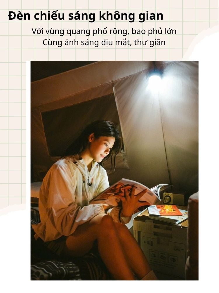 Đèn treo lều cắm trại Naturehike CNK2550ZM016 - Naturehike Star Dome
