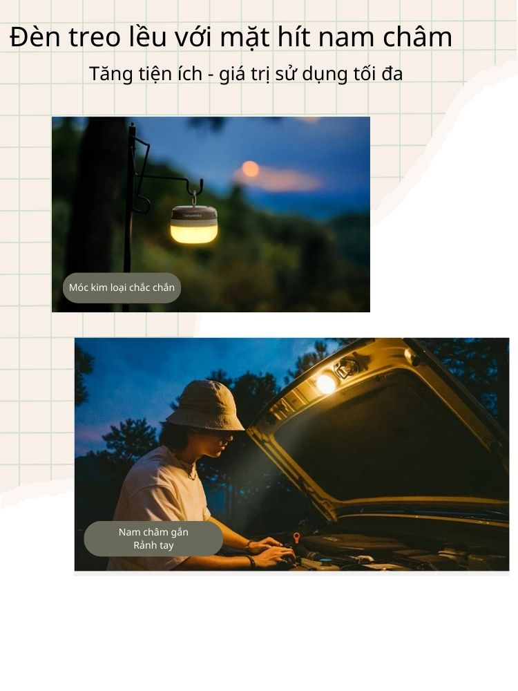 Đèn treo lều cắm trại Naturehike CNK2550ZM016 - Naturehike Star Dome