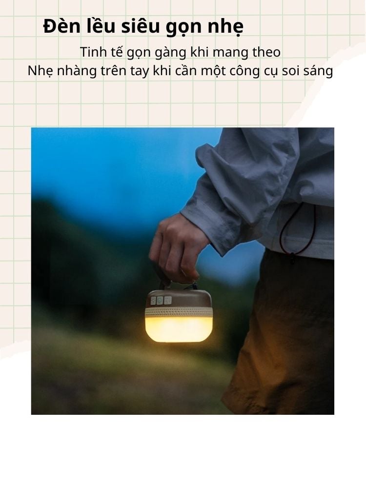 Đèn treo lều cắm trại Naturehike CNK2550ZM016 - Naturehike Star Dome