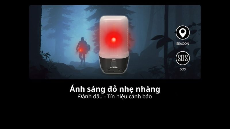 Đèn pin dã ngoại tính năng 2 trong 1 Nitecore LR70