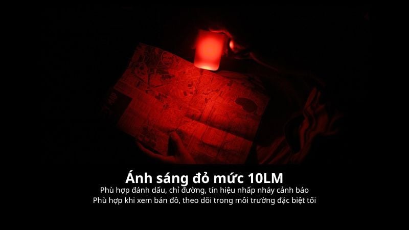 Đèn pin dã ngoại tính năng 2 trong 1 Nitecore LR70