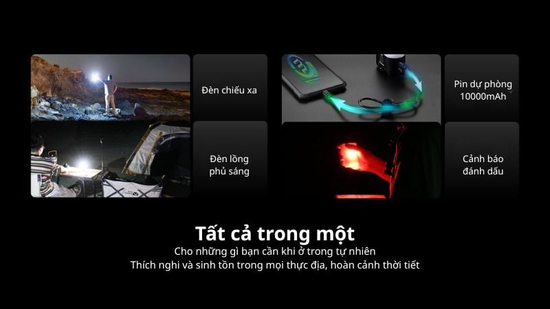 Đèn pin dã ngoại tính năng 2 trong 1 Nitecore LR70
