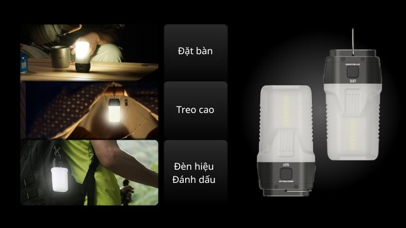 Đèn pin dã ngoại tính năng 2 trong 1 Nitecore LR70