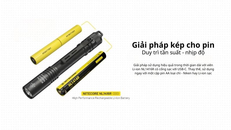 Đèn pin cầm tay nhỏ gọn MT2A Pro