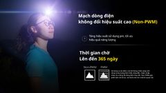 Nitecore NU21 - Đèn pin chạy bộ siêu nhẹ với dây đeo không trọng lực