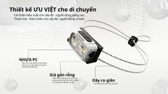 Nitecore NU21 - Đèn pin chạy bộ siêu nhẹ với dây đeo không trọng lực