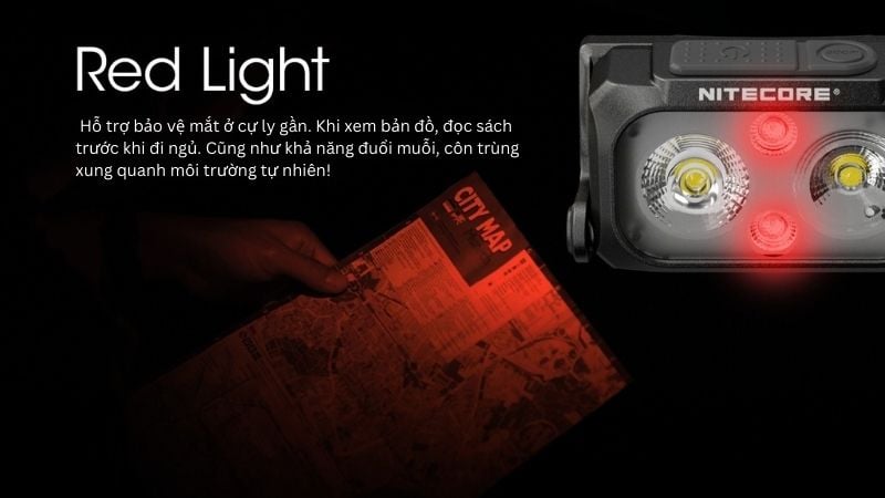 Nitecore NU25 - Đèn pin đeo đầu cho người năng động