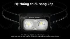 Đèn pin đội đầu Nitecore NU25 UL - Với dây đeo không trọng lực