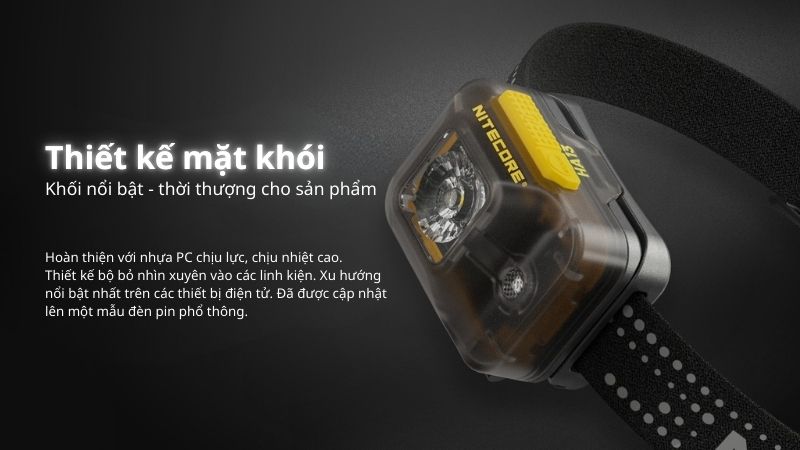 Nitecore HA13 - Đèn pin đội đầu đa năng với ánh sáng trắng