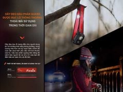 Đèn pin đội đầu chạy bộ siêu nhẹ Fenix HL16