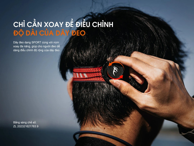 Đèn pin đội đầu Fenix HL18R-T V2.0 - Đèn pin chạy bộ siêu nhẹ