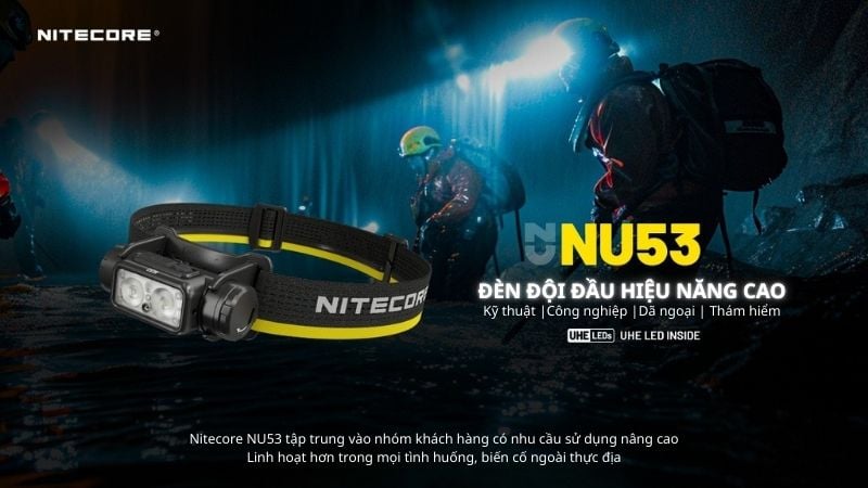 Nitecore NU53 - Đèn pin kỹ thuật, giám sát, dẫn đoàn