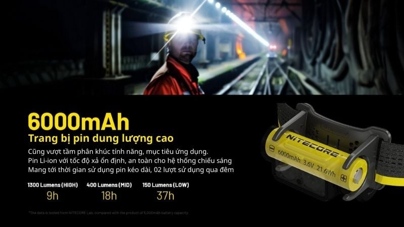 Nitecore NU53 - Đèn pin kỹ thuật, giám sát, dẫn đoàn