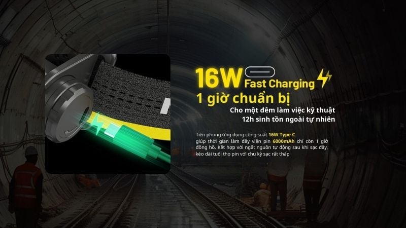 Nitecore NU53 - Đèn pin kỹ thuật, giám sát, dẫn đoàn