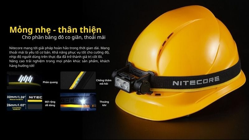 Nitecore NU53 - Đèn pin kỹ thuật, giám sát, dẫn đoàn