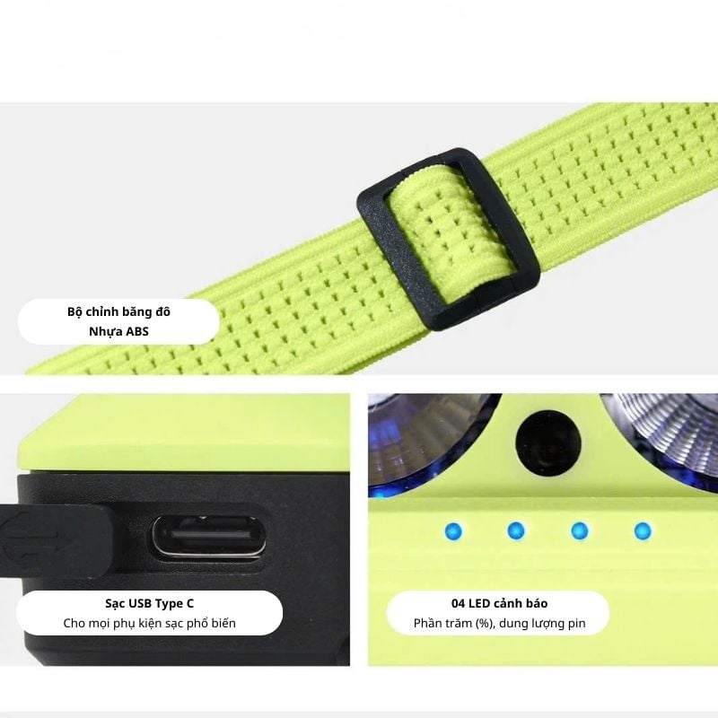 Naturehike CNK2550ZM015 - Đèn pin đội đầu cho hoạt động dã ngoại