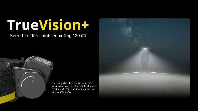 Nitecore HC60 UHE - Đèn pin nâng cao cho hoạt động ngoài trời