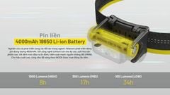 Đèn pin đội đầu dã ngoại hiệu năng cao Nitecore NU45