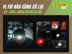 Đèn pin đội đầu phổ thông - đa năng Nitecore HA11