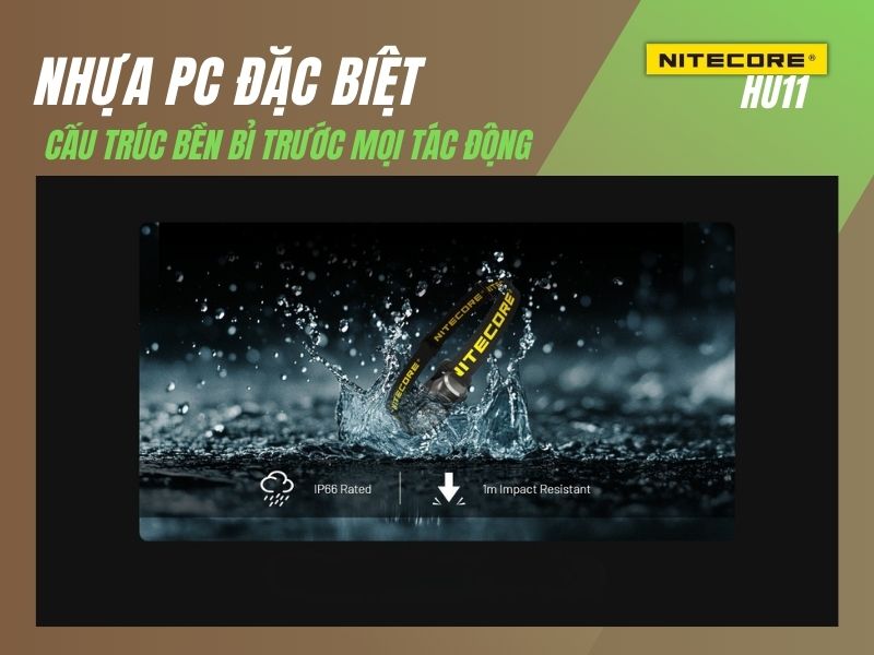 Đèn pin đội đầu phổ thông - đa năng Nitecore HA11