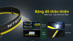 Nitecore NU50 đèn pin đội đầu - Đèn pin sử dụng Li-ion 21700