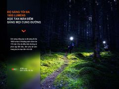 Đèn pin chạy bộ đường dài Fenix HM65R-T V2.0 - Đèn pin đội đầu 1600LM