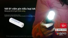 Đèn pin siêu mini Nitecore LA10 cắm trại, dã ngoại, phòng thân