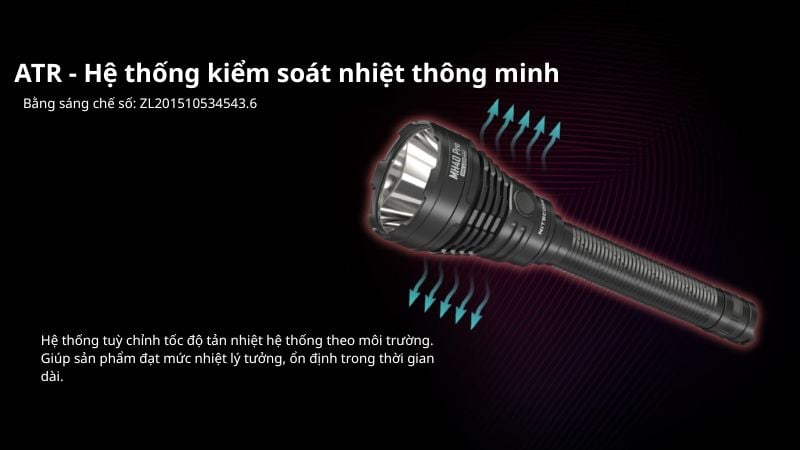 Đèn pin tác chiến siêu sáng Nitecore MH40 Pro