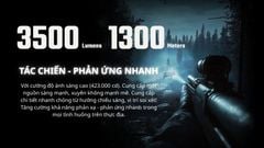 Đèn pin tác chiến siêu sáng Nitecore MH40 Pro
