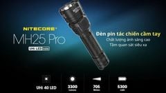 Đèn pin tác chiến cầm tay siêu gọn Nitecore NH25 Pro