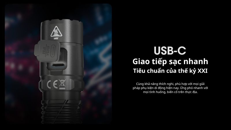 Đèn pin tự vệ siêu nhỏ Nitecore MH12 Pro