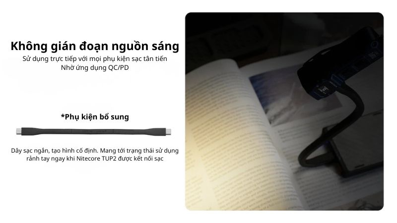 Đèn pin tự vệ cá nhân Nitecore TUP2