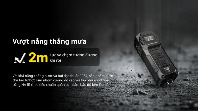 Đèn pin tự vệ cá nhân Nitecore TUP2