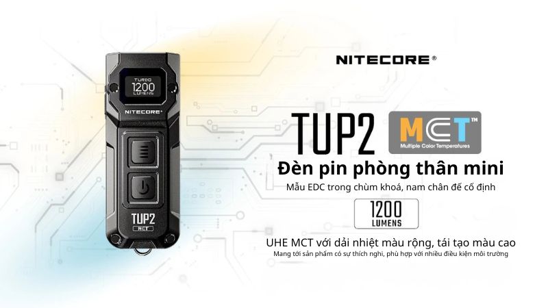 Đèn pin tự vệ cá nhân Nitecore TUP2