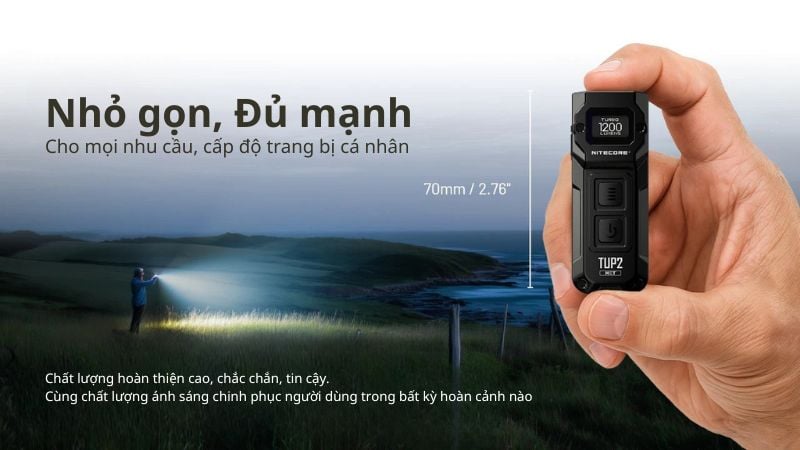 Đèn pin tự vệ cá nhân Nitecore TUP2