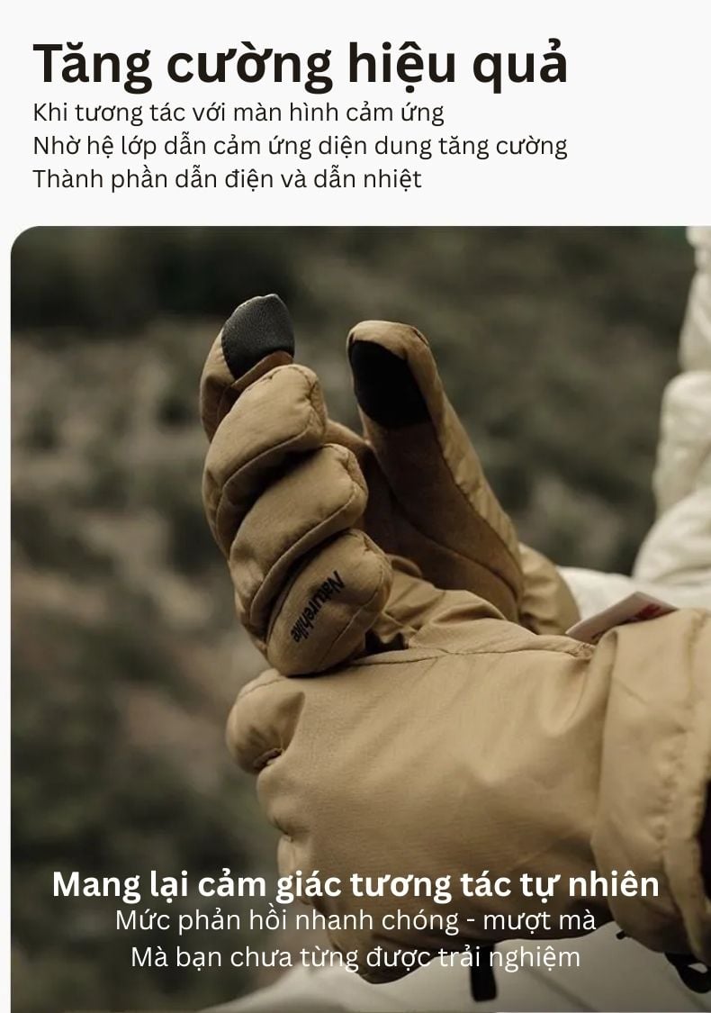 Găng tay leo núi mùa đông Naturehike CYY2341KA023