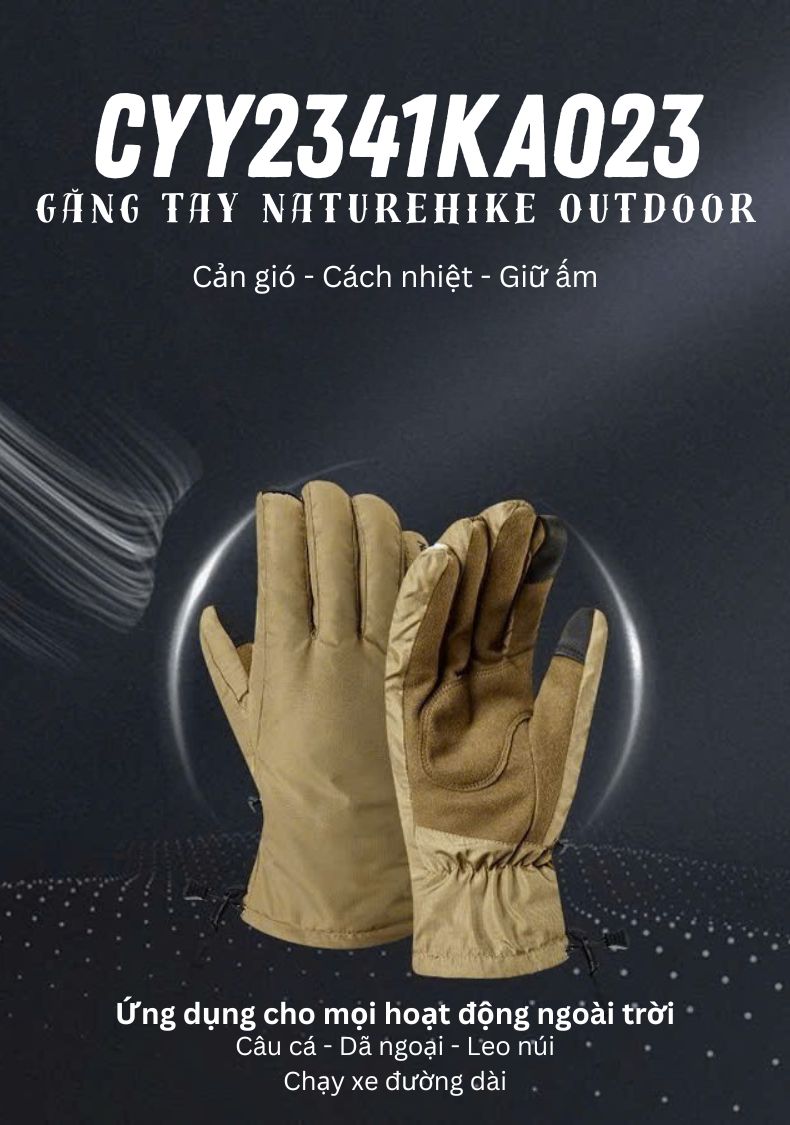 Găng tay leo núi mùa đông Naturehike CYY2341KA023