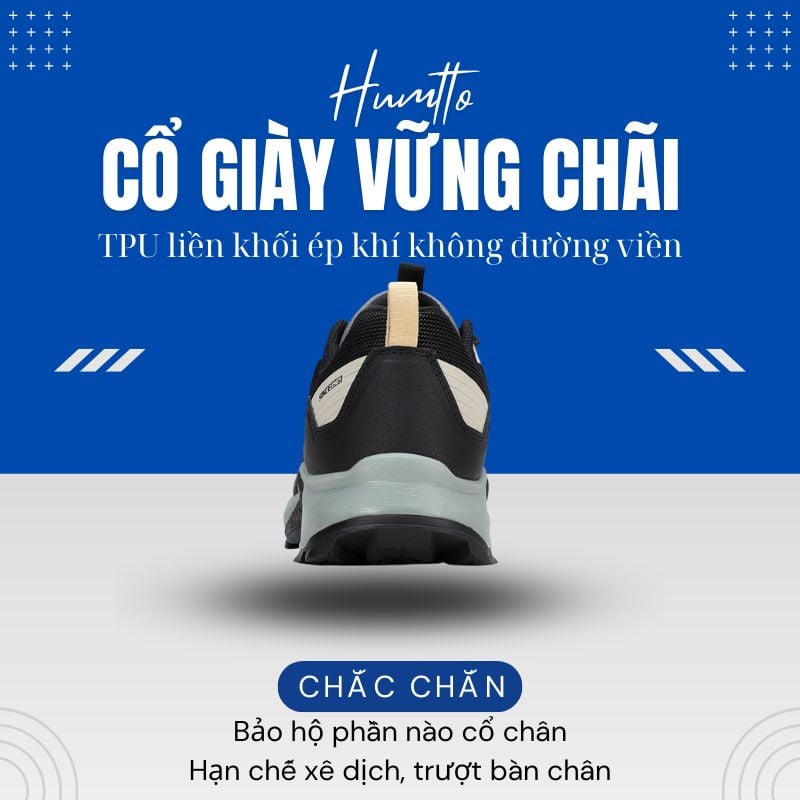 Giày leo núi phổ thông, dã ngoại Humtto 160955A cho nam