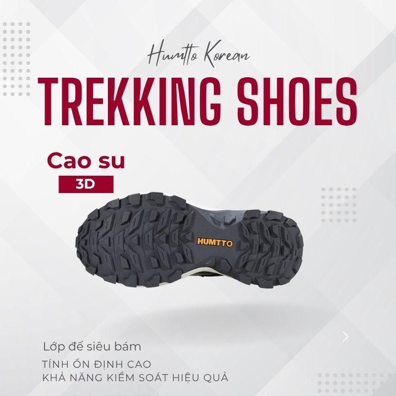 Giày leo núi chuyên nghiệp nữ Humtto 260370B - Hành trình là phẳng mọi khó khăn